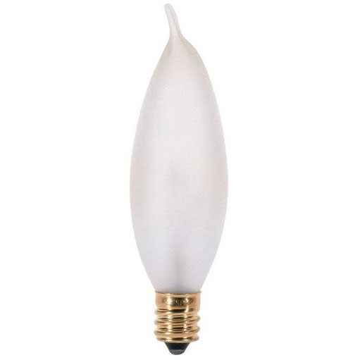 Frosted CA8 Decorative Light Bulb, Bent Tip - 25W 500133