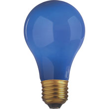 25W A19 Decorative Party Light Bulb - Blue