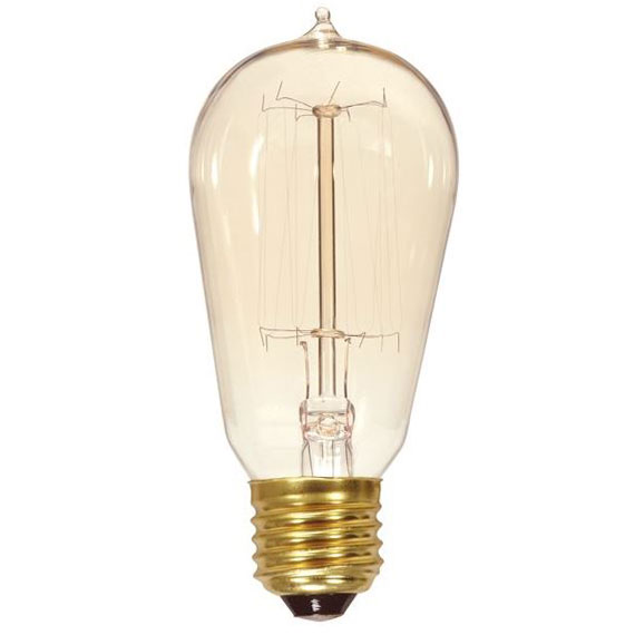 Vintage Edison ST19 Light Bulb - 40W 500910