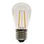 LED S14 Medium Base Light Bulb - Warm White - 2 Filament - 2 Watt LI-S14-WW-2F             