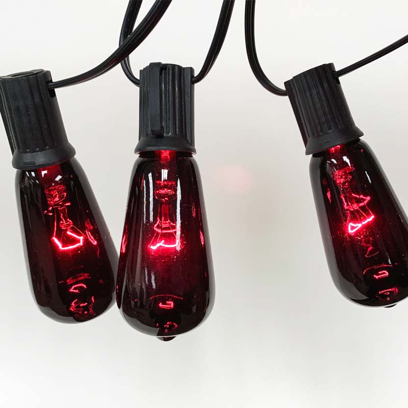 purple edison string lights purple light strands