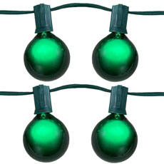 15' Green G16 Globe String Lights - Green Wire Copy HOF-181205