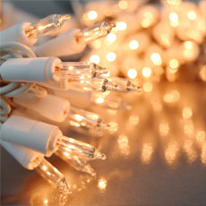White Incandescent String Lights