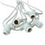 25' Candelabra Base White Mini String Light Strand