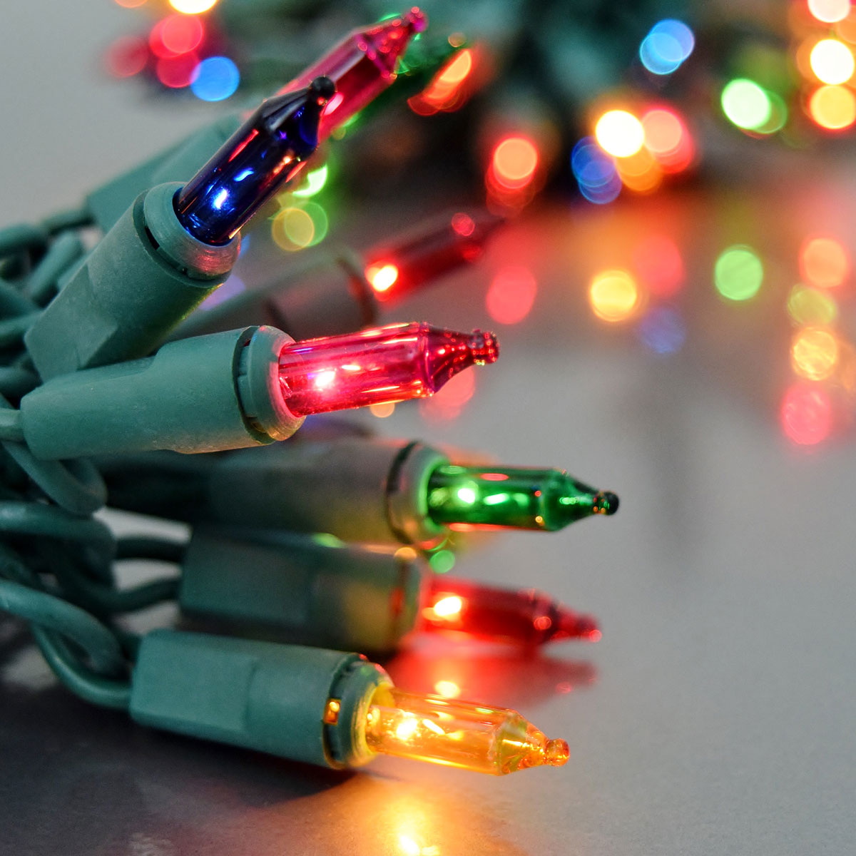 Multi-Color Miniature Christmas String Lights