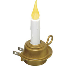 Candle Night Light - Brass