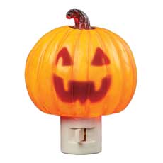 Pumpkin With Face Night Light  160295