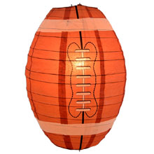 Football Shaped Paper Lantern