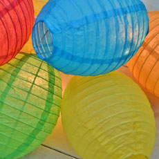 Paper String Light Lanterns