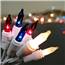 Red, White & Blue Patriotic Icicle Light Set - 100 Count