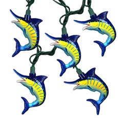 Marlin Fish LED Party String Lights - 10 Marlin Lights  EG377