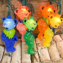 Grateful Dead Bears Party String Lights GD9141