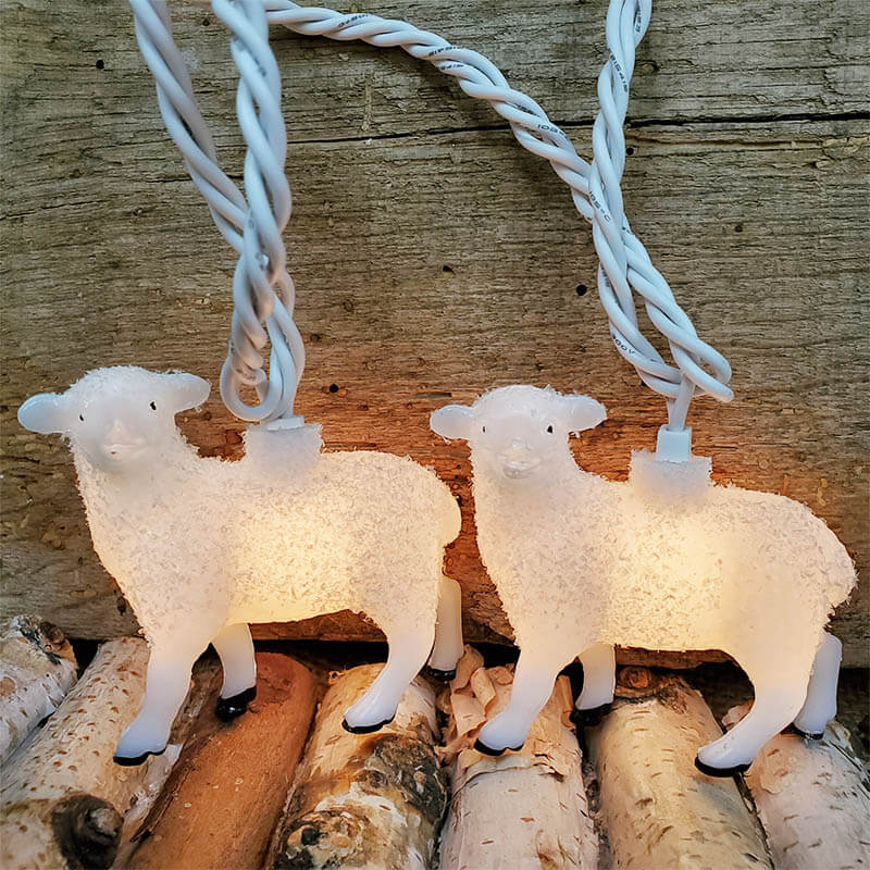 Sheep Party String Lights - 10 Lights