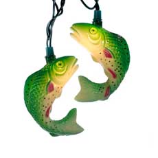 Flippin' Trout Party String Lights