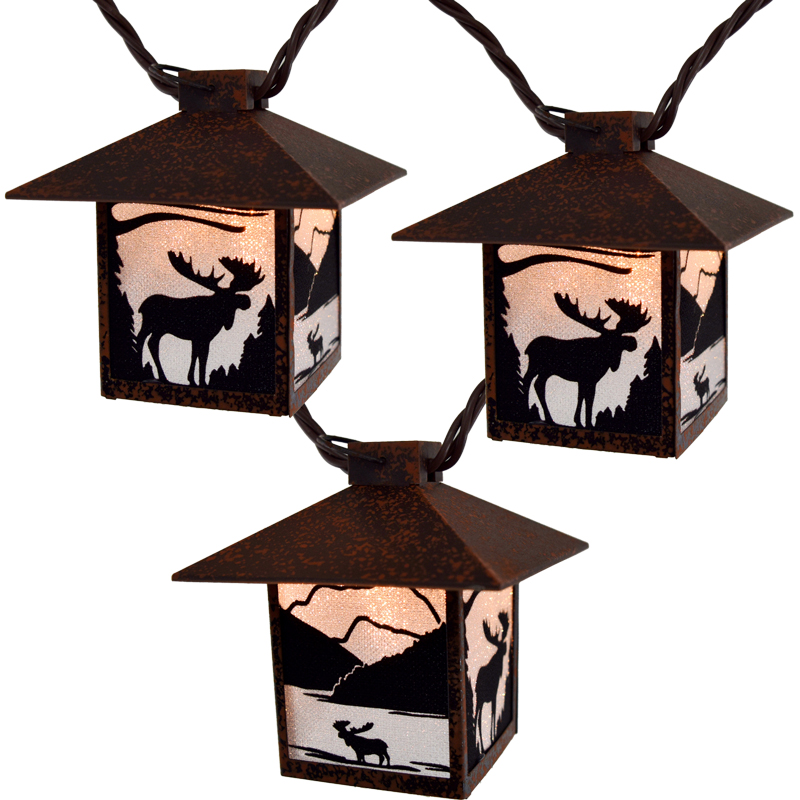 Wild Moose Lantern Party String Lights 10 Feet Wild Moose Lantern Party String Lights 10 Feet