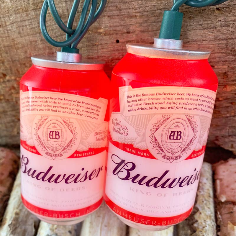 Budweiser Can Party String Lights - 10 Lights AB9131