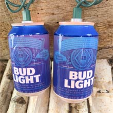 Bud Light Beer Can Party String Lights AB9132