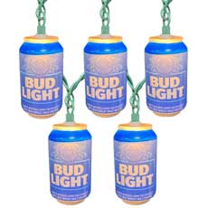 Bud Light Beer Can Party String Lights AB9132