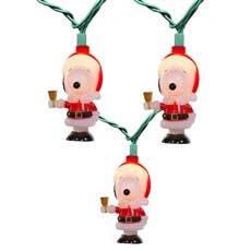 Snoopy With Bell Christmas String Lights - 10 Lights Copy PN9141