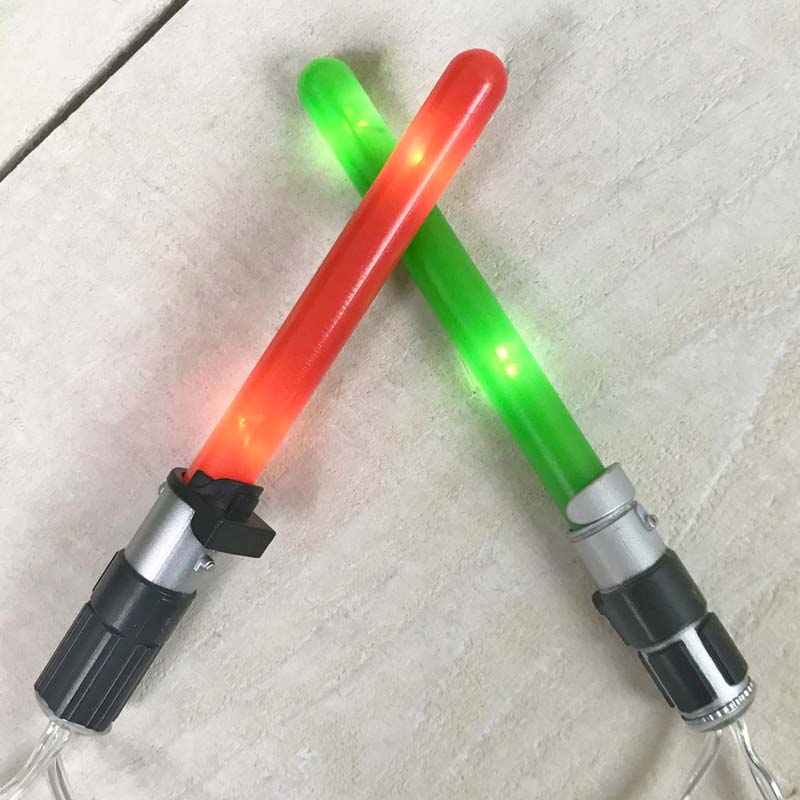 Star Wars Light Saber Party String Lights - 10 Lights SW9181
