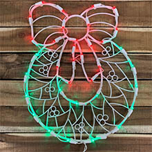 35L LED Wreath Window Décor VM-490528