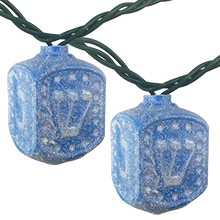 Hanukkah Dreidel Party String Lights - 11.5 ft. UL4327