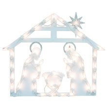 Nativity Wall and Window Light Art  95507