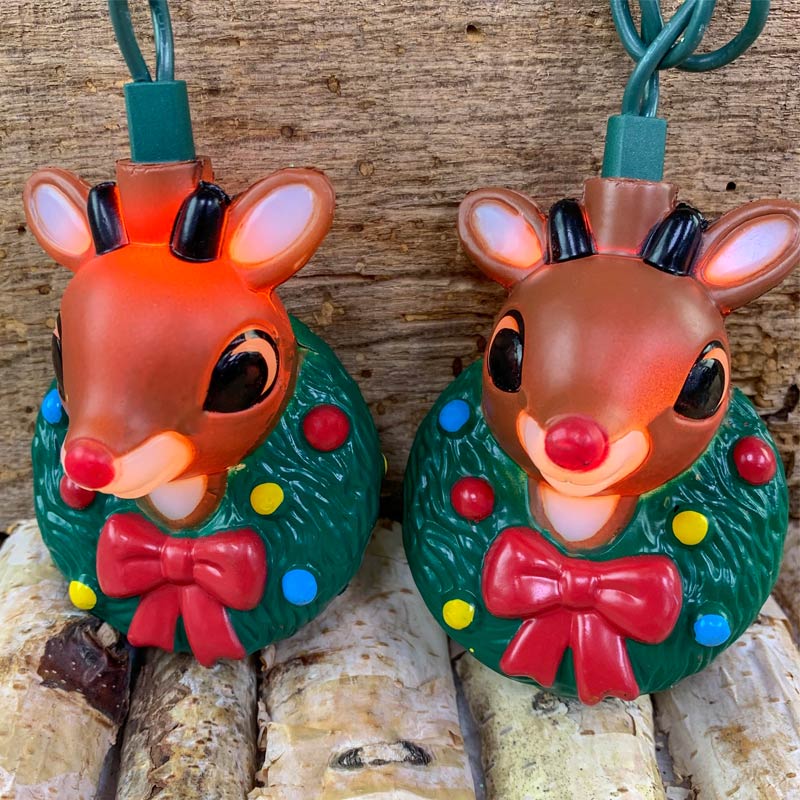 Rudolf the Red-Nosed Reindeer Christmas String Light Set