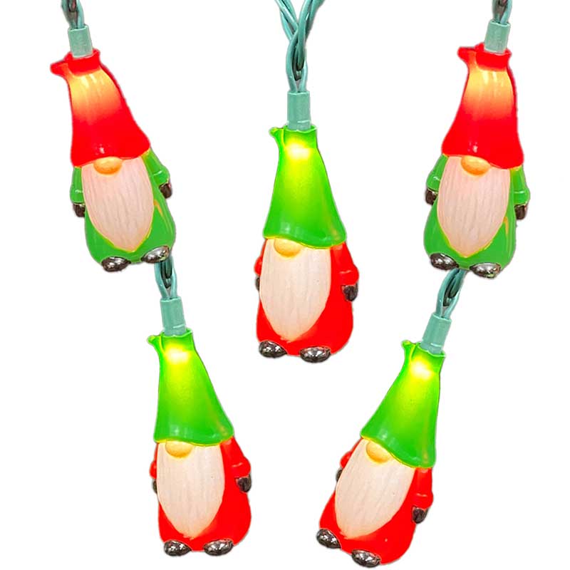 Red/Green Gnome Light Set