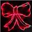 35L LED Red Bow Window Décor VM-490542