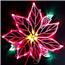 35L LED Poinsettia Window Décor VM-490541