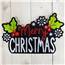Merry Christmas Shimmer Wall Art