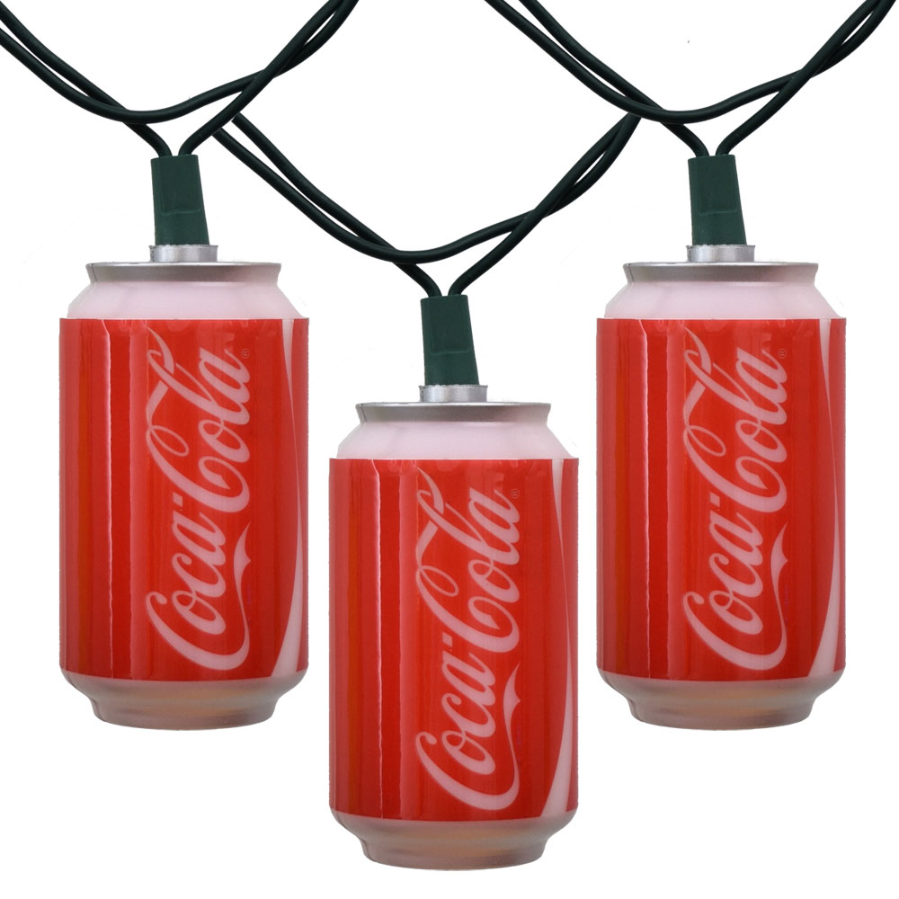 Coca Cola Soda Can Party String Lights 