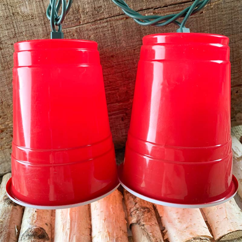 Red Party Cup String Lights