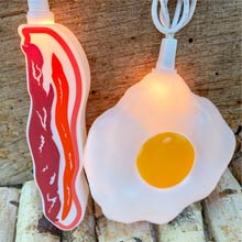 Bacon/Egg Party String Lights - 10 Lights DE-70385