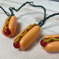 Hot Dog Party String Lights - 10 Lights  UL4332