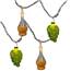 Grapes and Wine Bottles String Lights - 10 Lights DE-70302