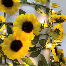 Sunflower Christmas Lights