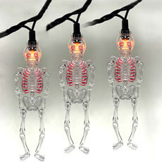  Skeleton Novelty String Lights