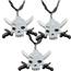 Skull With Silver Sword Party String Lights Set - 10 Skulls