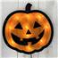 Halloween Jack-O-Lantern Shimmer Window Décor  PD-128221