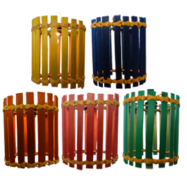 Multi Color Bamboo Matchstick Lantern Party String Lights