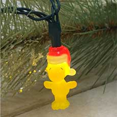 Peanuts Christmas Woodstock Micro String Lights - Battery Operated LED - 10L 916613-WDS