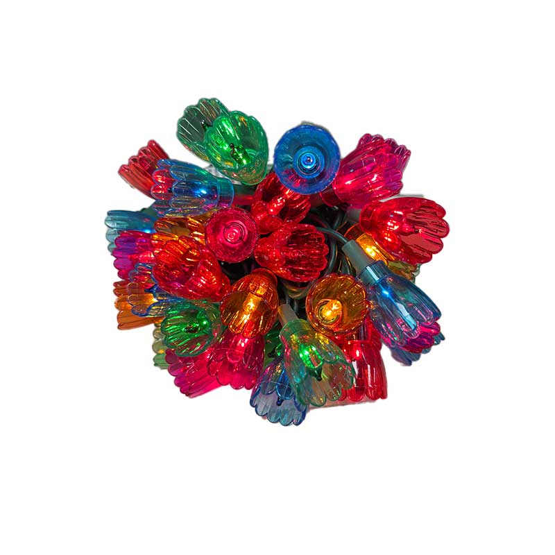 Vintage flower christmas lights top