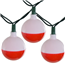 Bobber fishing party string lights