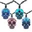 This 10 LED Color Changing Sugar Skull Set will certainly let you Celebrate the Day of the Dead by setting up the perfect festive lighting for your fiesta. 