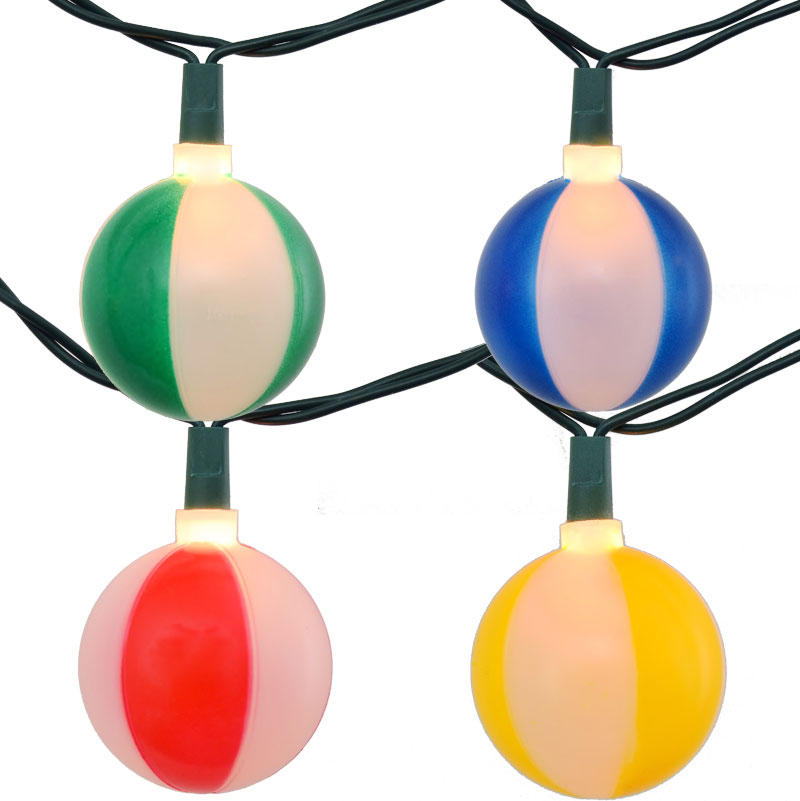 Beach Ball Novelty Party String Lights 10 Beach Ball Party String Lights