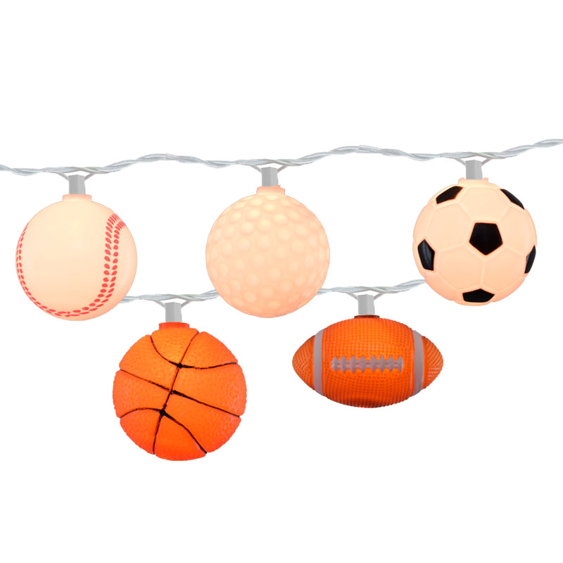 Mixed Sports Ball Party String Lights
