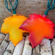 Autumn Leaf Party String Lights