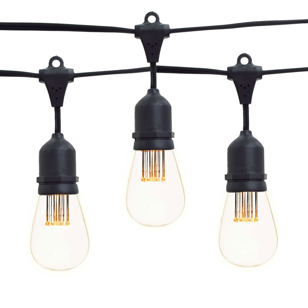 21' Vintage LED Suspended Medium Base w/ Bulbs